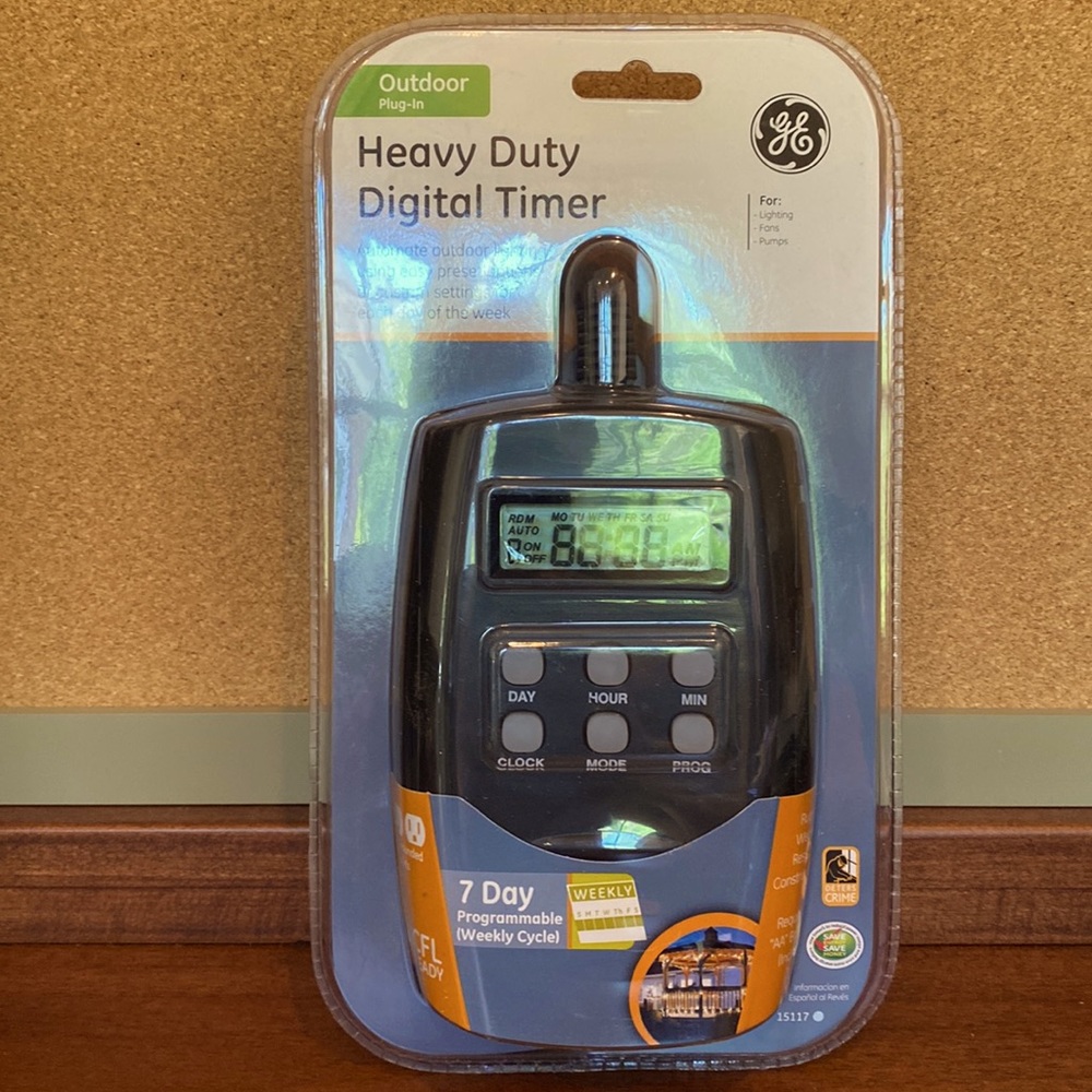 Heavy Duty Digital Timer GE 15117 NEW IN BOX